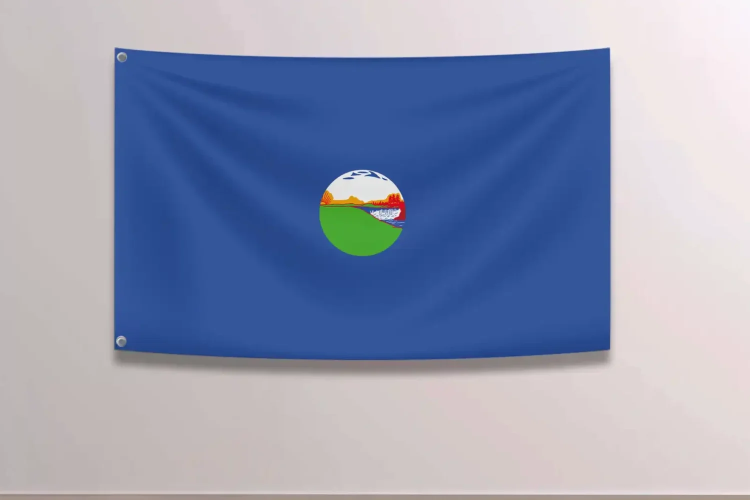 Minnesota flag by artist Luis Fitch.