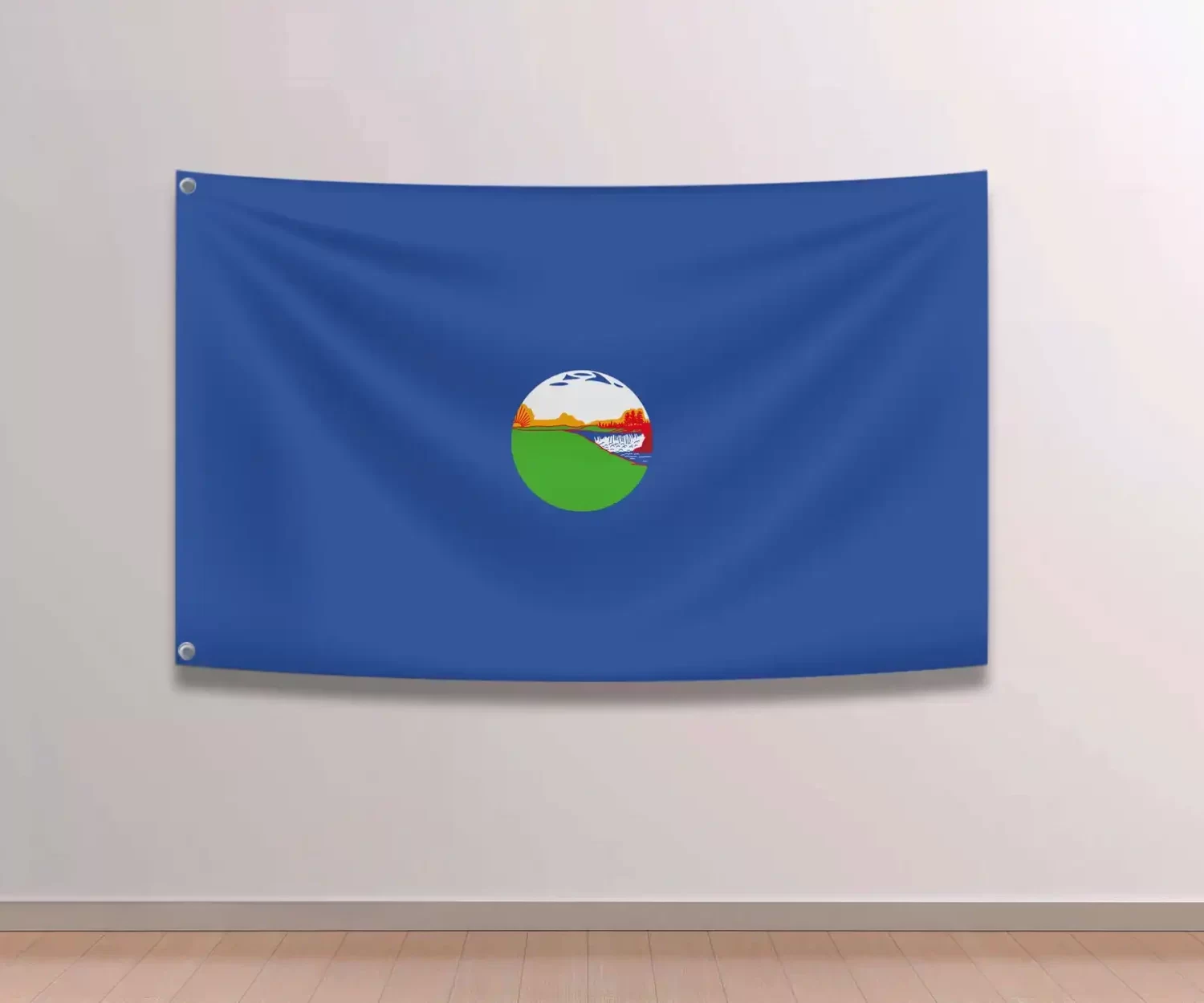 Minnesota flag by artist Luis Fitch.