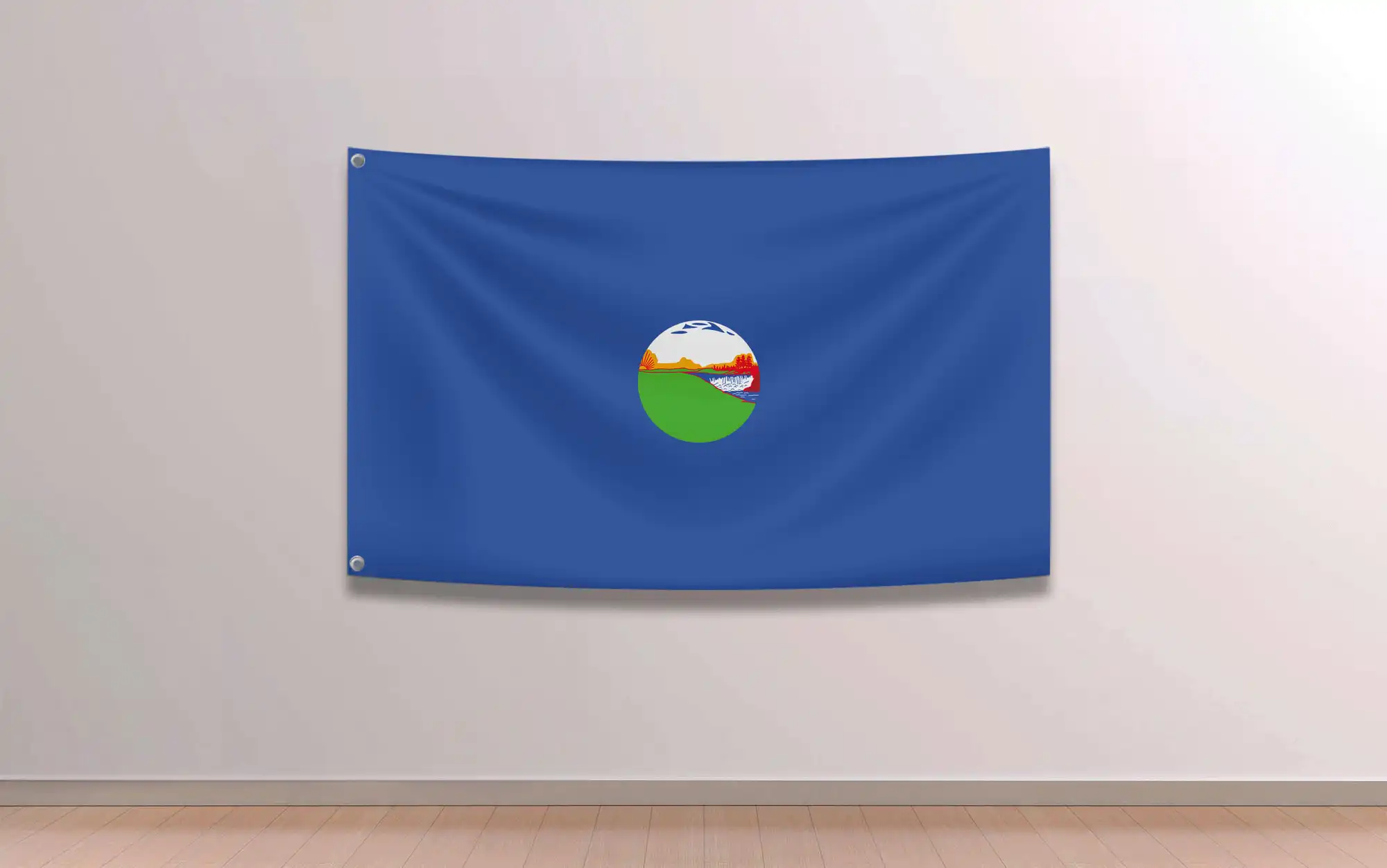 Minnesota flag by artist Luis Fitch.