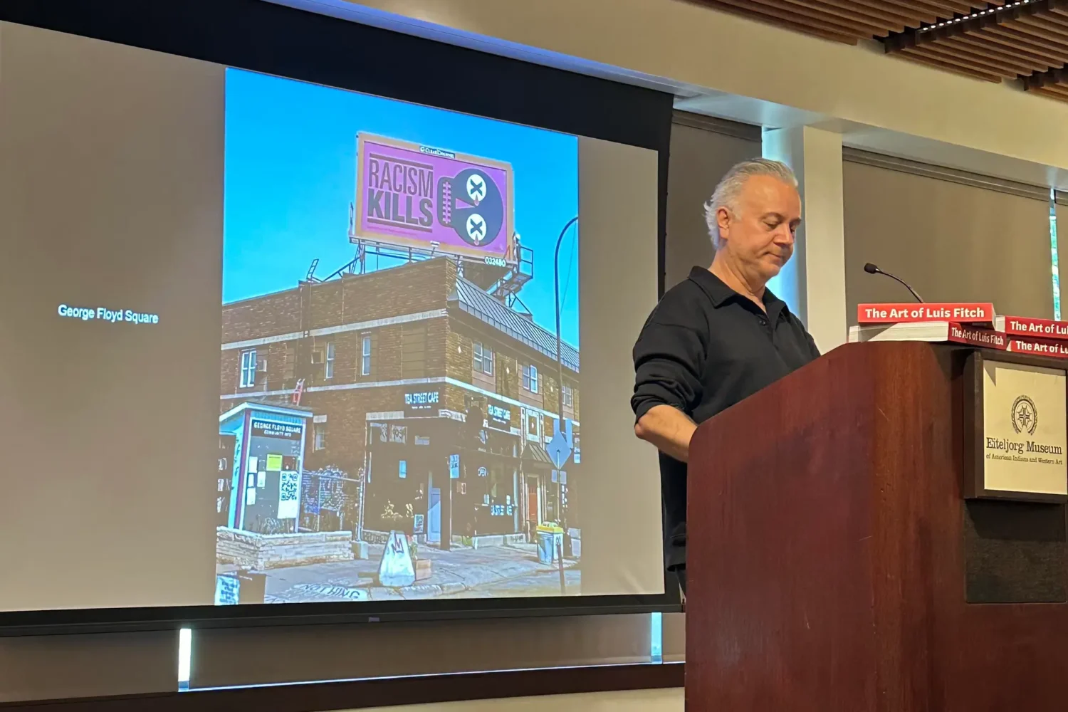 Luis Fitch talk at Eiteljorg Museum