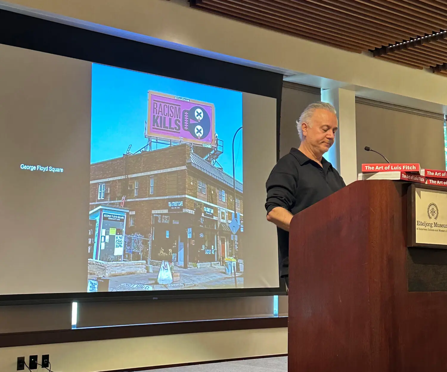 Luis Fitch talk at Eiteljorg Museum