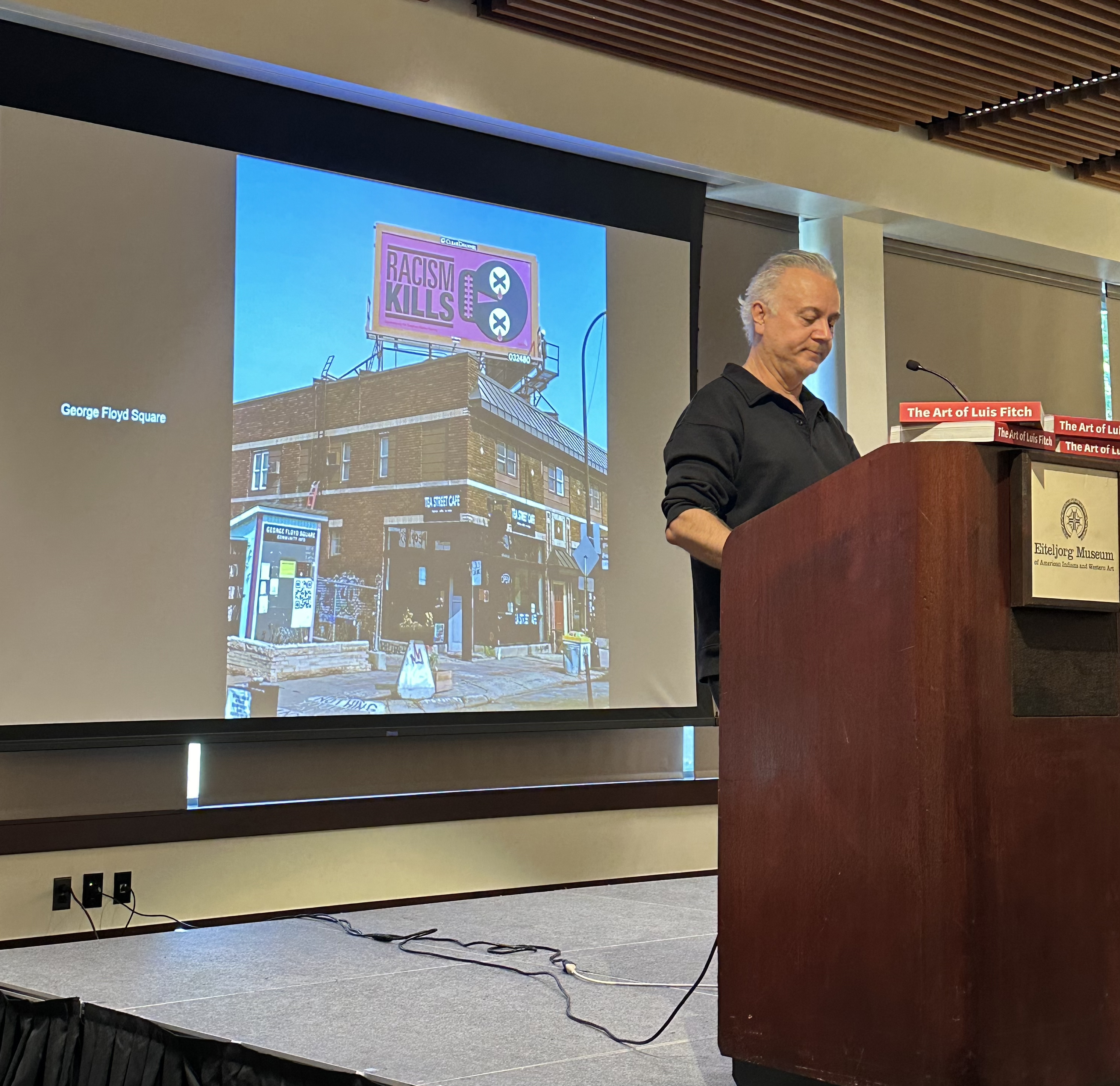 Luis Fitch talk at Eiteljorg Museum